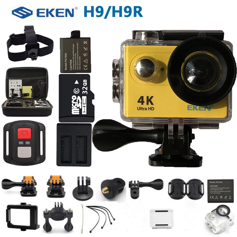 Original H9 Action Camera Ultra HD 4K / 30fps WiFi 2.0 170D Gopro Sport  Camera