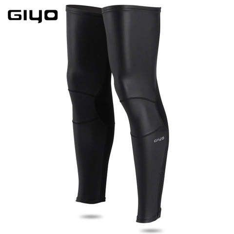 Fleece Bike Leg Sleeves Calf Compression Full Long Sleeves Cycling Bicycle MTB Riding Leg Warmers Anti Slip Silicone ► Photo 1/6