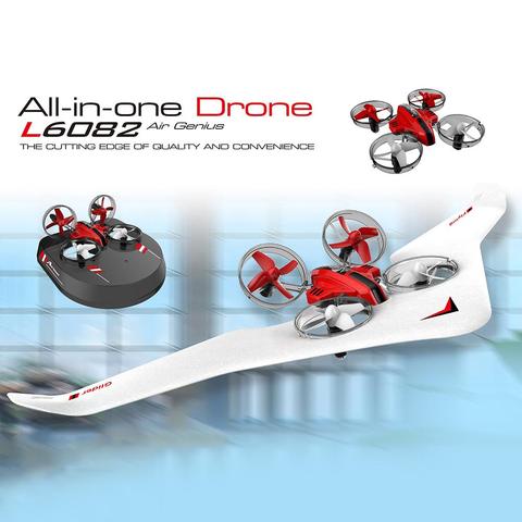 3 in 1 RC Mini Quadcopter Glider Hovercraft Boat Mode Fixed Wing Kids Toy Gift Remote Control Drone RC Plane Toys For Children ► Photo 1/6