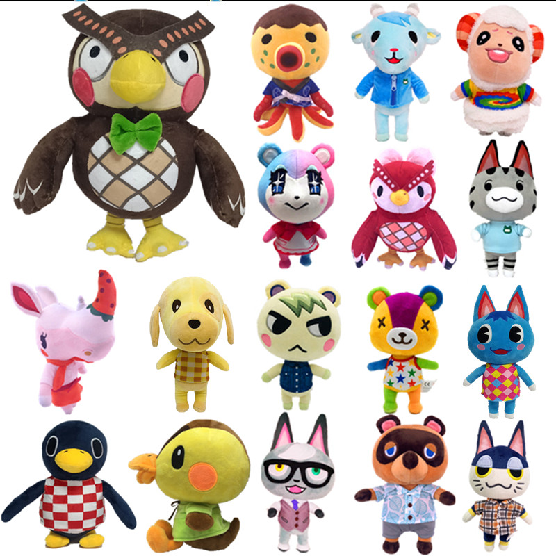 20cm 28cm Animal Crossing Plush Toy Cartoon Raymond Doll Isabelle Plush Toys