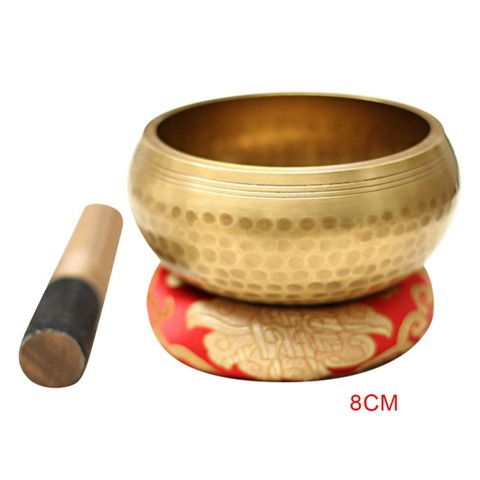 Copper Tibetan Bowl Buddhism Singing Bowls Handmade Decorative Wall Dishes for Meditation Yoga Buddhism Gifts Home Decoration ► Photo 1/6