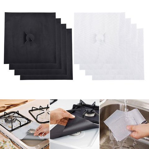 Reusable Gas Range Protectors Cover Mat Kitchen Non-stick Oil Proof Supplies Protective Coating for Gas Cooker Stove Cover ► Photo 1/6