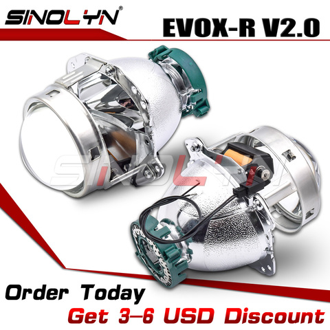 Sinolyn EVOX-R V2.0 Bi Xenon Lens For BMW X5 E53 E65/Mercedes-Benz C207 A207 ML W163/VW Passat B6/Mitsubishi Lancer/Opel Vectra ► Photo 1/6