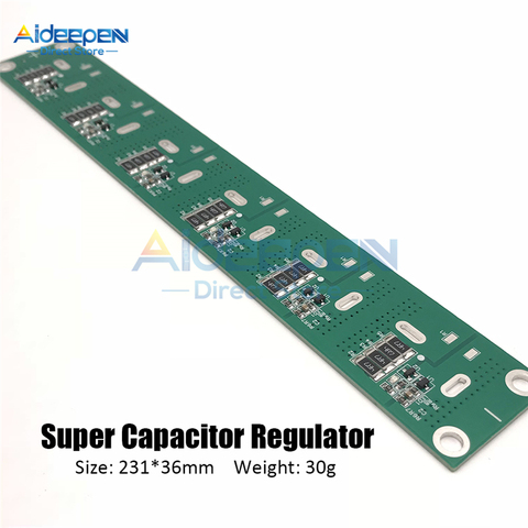 Single Row Super Farad Capacitor Balancing Protection Board 2.5V 2.7V 2.85V 3V 360F 400F 500F 700F Capacitor Protection Board ► Photo 1/5