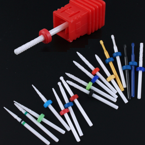 Small Ball Ceramic Nail Drill Bit Milling Cutter For Manicure Pedicure Apparatus Manicure Gel Polish Remove Nail Bits ► Photo 1/6