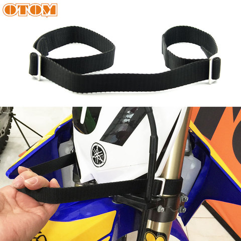 OTOM Motorcycle Universal Fork Rescue Strap Pull Sling Dirt Bike Motocross Steering Wheel Rescue Belt For KTM EXC KXF RMZ YZF WR ► Photo 1/6