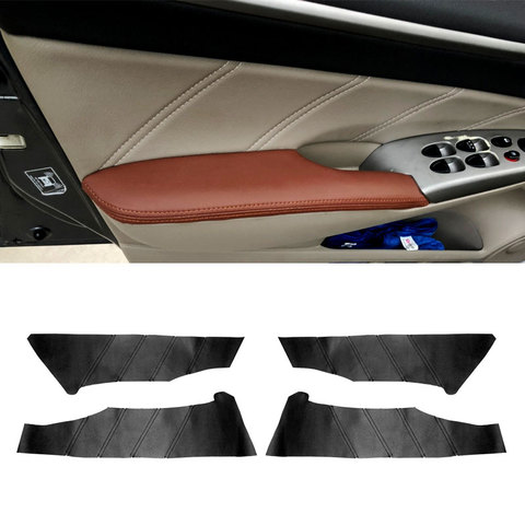 For Honda Civic 8th Gen Sedan 2006 2007 2008 2009 2010 2011 4pcs Microfiber Leather Car Door Handle Panel Cover Trim ► Photo 1/5