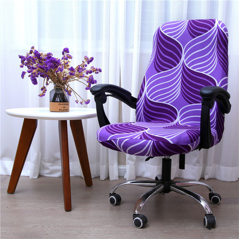 Elasticity Chair Cover Office Seat Cover For Computer Chair Removable Armchair Cover Rotating Lift Chair Case Covers Slipcover ► Photo 1/6