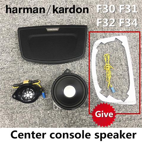 Car Center Console Speaker Cover For BMW 3 4 Series F30 F31 F32 F34 3GT tweeters 4 inch midrange speaker dashboard loudspeaker ► Photo 1/6