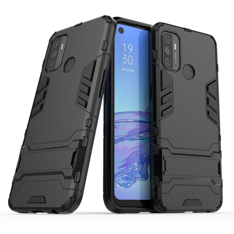 For OPPO A53 Case for OPPO A53 Case Protective Cover For OPPO A53 A32 A73 A72 A52 A92 A9 2022 Cover Rubber Silicone Robot Armor ► Photo 1/6