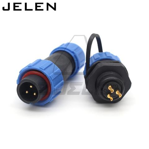 SP13 3Pin Waterproof  Connector,IP68,Cable Connector,Plug and socket.connectors auto,electrical connectors ► Photo 1/5