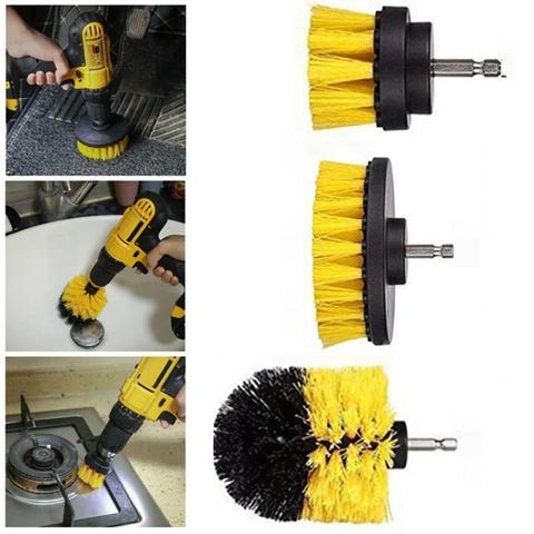 3/1 pcs/set Power Scrubber Brush Drill Brush Clean for Bathroom Surfaces Tub Shower Tile Grout Cordless Power Scrub Cleaning Kit ► Photo 1/6