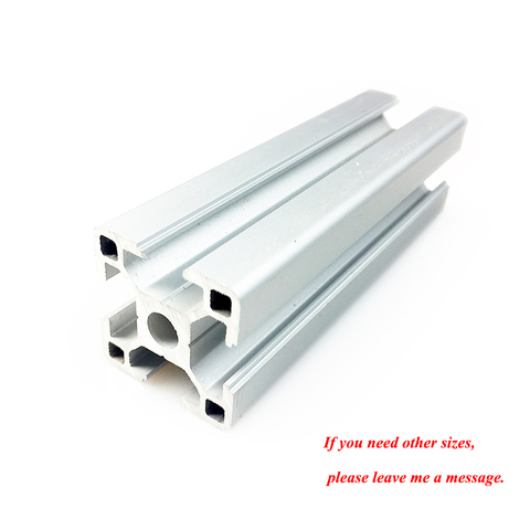 1PC 3030 Aluminum Profile Extrusion 100-800MM Length European Standard Anodized Linear Rail for DIY CNC 3D Printer Workbench ► Photo 1/6