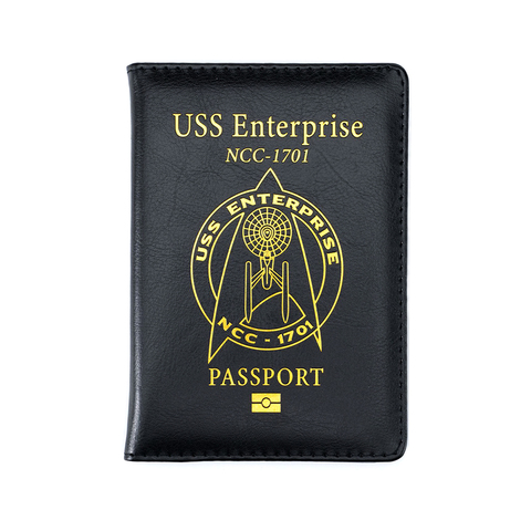 Academy USS Enterprise NCC-1701 Passport Cover  Travel Covers for Passport Holder Drop Shipping ► Photo 1/6