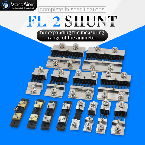 10A20A30A50A100A200A300A 50/75mV FL-2  Digital Voltage Meter DC Analog Ammeter Current Shunt Resistor Manufacturer With Base ► Photo 1/6