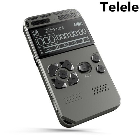 Professional HD Digital Voice Recorder One-button Record Noise Reducation Dictaphone USB Rechargeable Large Capacity Recorder ► Photo 1/6