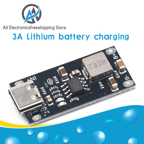 Type-C USB Input High Current 3A Polymer Ternary Lithium Battery Quick Fast Charging Board IP2312 CC/CV Mode 5V To 4.2V ► Photo 1/6