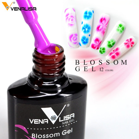 Venalisa 6 Color 7.5ml Nail Art Design UV LED Rose Flower Blooming Blossom Painting Nail Polish Gel Lacquer Varnishes Gel ► Photo 1/6