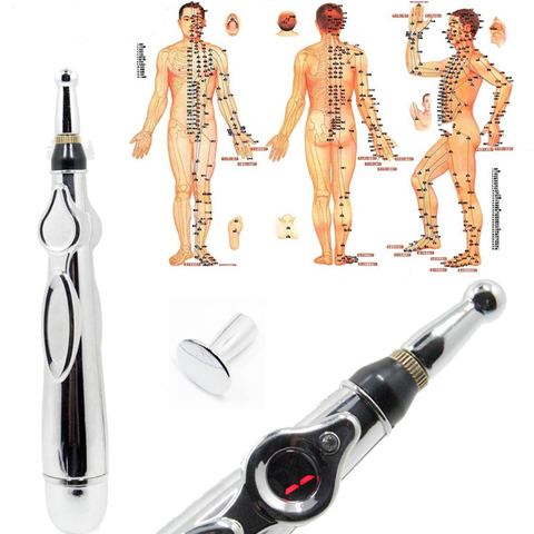 2022 Newst Electronic Acupuncture Pen Electric Meridians Laser Therapy Heal Massage Pen Meridian Energy Pen Relief Pain Tools ► Photo 1/6