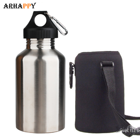 2000ML 2L Outdoor Stainless Steel Bottle BPA Free Outdoor Drink Water Bottle with Bag Leak-proof Sport Direct Drinking Bottle ► Photo 1/6