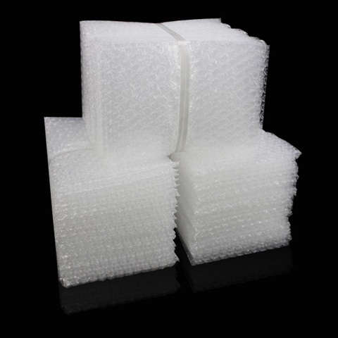 50pcs 100PCS 80*100mm Plastic Wrap Envelope white Bubble packing Bags PE clear bubble bag Shockproof bag double film bubble bag ► Photo 1/6