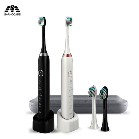 Sarmocare Adult Electric Toothbrush S100 S600 Ultrasonic Sonic toothbrush Oral Toothbrush USB rechargeable battery  Waterproof ► Photo 1/6