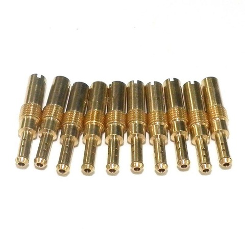 10pcs Pilot Jet Slow Jet for Motorcycle GY6 Carburetor PWK Keihin PE CVK FCR PWM PJ CBR CR N424-21 OKO CVK Injector Nozzle ► Photo 1/5