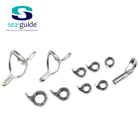 SeaGuide 2.2g LS Ring Stainless Steel 10pcs Set Micro Cast Guide Rod Building Component Repair Fishing Pole DIY Accessory ► Photo 1/6