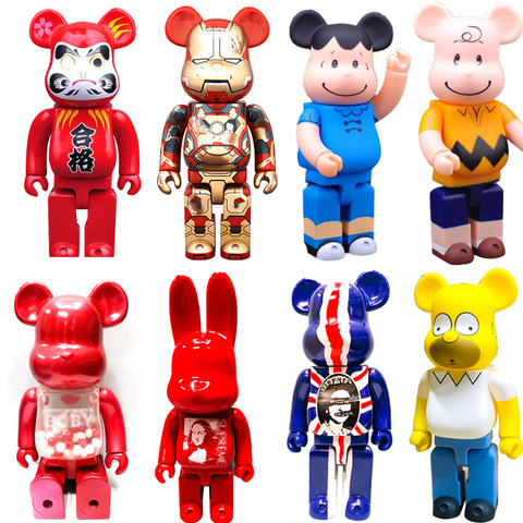 Collections Model Toys Action Figure Decorations Statue Bear Dolls Brick Street Art 400% Bear Vinyl Doll ► Photo 1/6