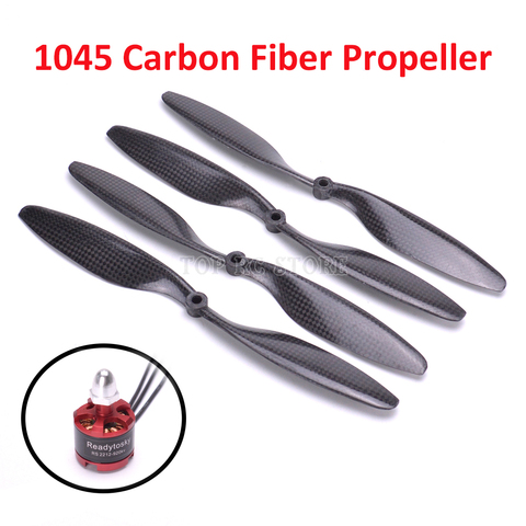 1045 1045R 10x4.5 Carbon Fiber Propeller CW CCW For 2212 Motor Quadcopter ► Photo 1/5