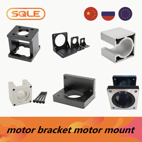 NEW motor Brackets different types L bracket apply to 42 57 86 stepping servo motor mount for Nema17 nema23 nema34 ► Photo 1/1