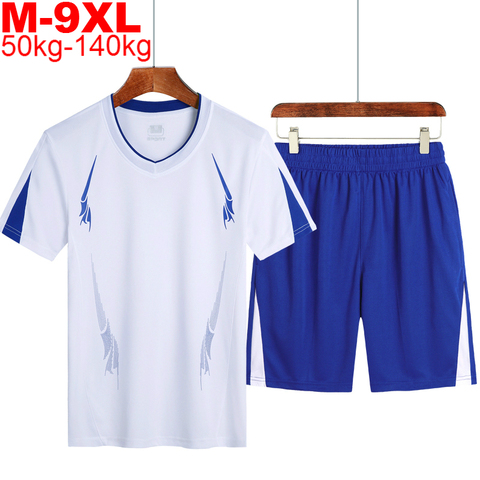 T Shirt Men Big Size 9xl 8xl 7xl 6xl 5xl T Shirt For Man Quick Dry Sports Shorts Tshirt Men White  Tshirt Summer Mens T Shirts ► Photo 1/6