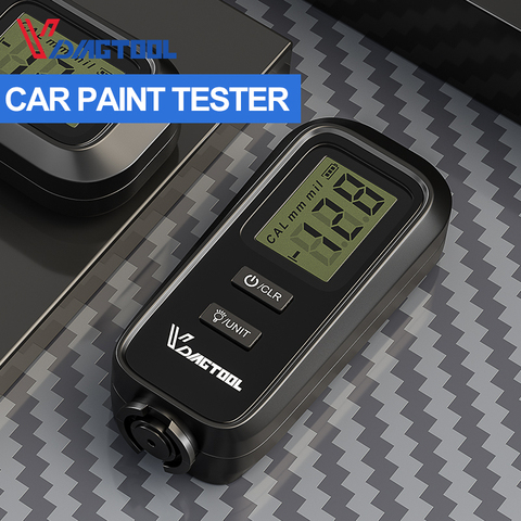 VDIAGTOOL Car Paint Tester LCD Backlight Display VC100 Thickness Coating Meter Auto Paint Thickness Gauge Car Accessories ► Photo 1/6