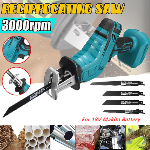 18V Cordless Rechargeable Electric Saber Saw Cordless Lithium Battery Reciprocating Saw Wood Metal Cutting Saw Power Tool ► Photo 1/1