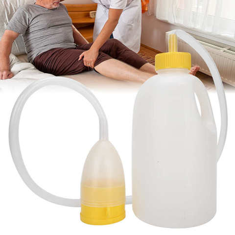 1700ML Men Male plastic Urinal Pee Bottle Urine Collector Elderly Bedridden Patients Potty with Pipe for Elderly Disabled ► Photo 1/6
