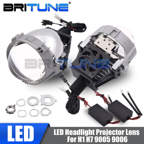 Bi-led Lens Projector Headlight Lenses TX-7 2.5'' LED Lights For H7 H4 H1 9005 9006 Auto Cars Styling Accessories Retrofit DIY ► Photo 1/6