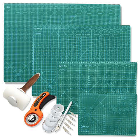 A1A2A3A4 PVC cutting mat DIY leather craft tool double-sided self-healing mat bottom plate cutting patchwork sewing tool set ► Photo 1/6