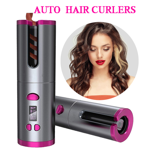 Automatic Hair Curler Ceramic Hair Iron Curling Iron for Hair Waver Wand Curling Wand Curlers Cordless USB Charging Curler Iron ► Photo 1/6