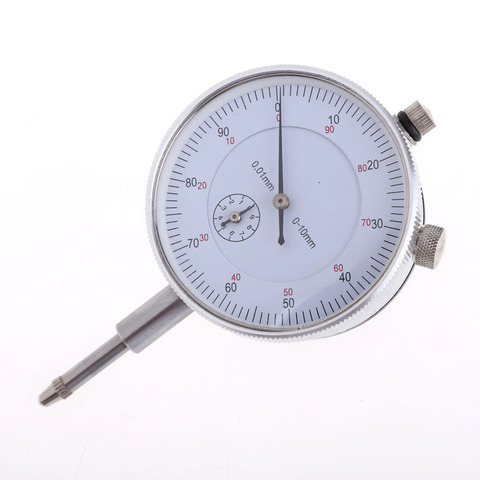 Precision 0.01mm Dial Indicator Gauge 0-10mm Meter Precise 0.01mm Resolution Indicator Gauge Mesure Instrument Tool Dial Gauge ► Photo 1/6