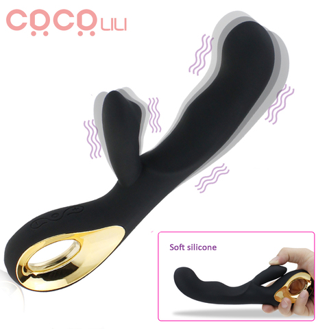 G Spot Rabbit Vibrator Adult Sex Toys for Women 10 Modes Clitoris Stimulation Waterproof Personal Dildo Vibrator Clit Stimulator ► Photo 1/6