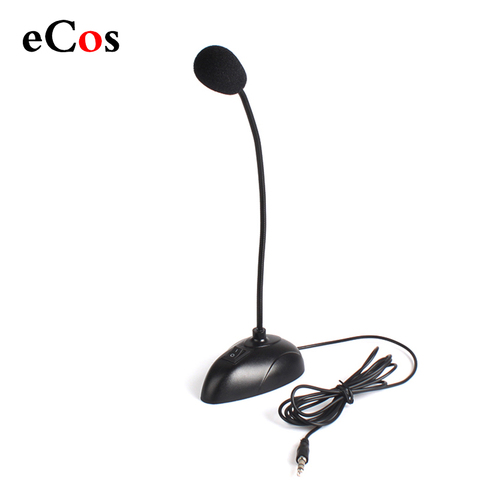 Flexible Stand Mini Studio Speech Microphone 3.5mm Plug Gooseneck Mic Wired Microphone for Computer PC Desktop Notebook #21230 ► Photo 1/6