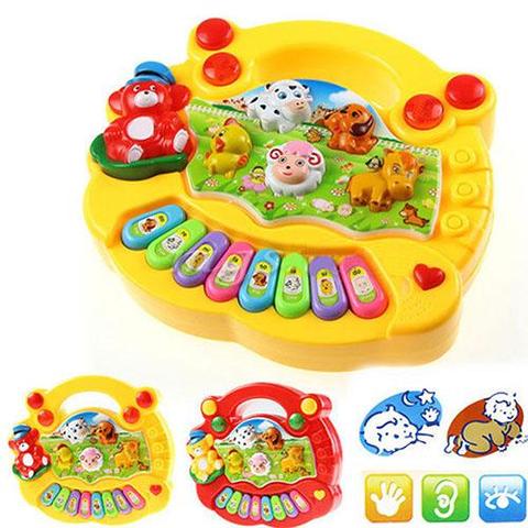 Baby Kids Musical Educational Animal Farm Piano Developmental Music Toy Gift ► Photo 1/4