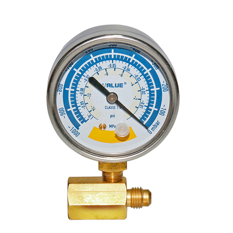 vacuum pump vacuum gauge adapter tube fitting Refrigeration brass connector ► Photo 1/6