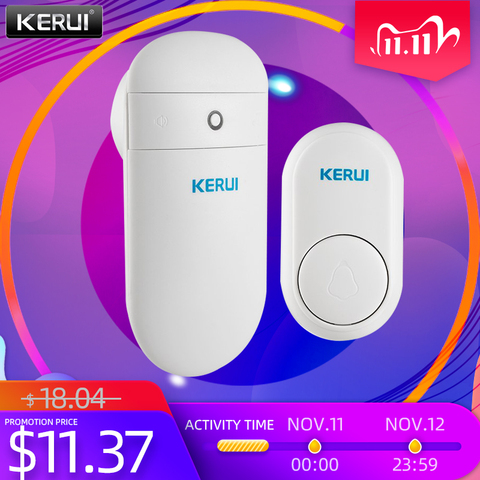 KERUI self generation M518 Long Distance Wireless Smart Electronic Remote Control Door bell Home No Battery Cordless Doorbell ► Photo 1/6