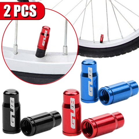 Buy Online 2pcs Aluminum Bicycle Tire Valve Cap Schrader Presta Valve Cap Bike Tire Caps With Vacuum Tire Law Mouth Nut Bicycle Accessories Alitools