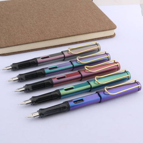 luxury new brand plastic Fountain Pen matte color hot 0.38mm Stationery Office ink pen school pen supplies ► Photo 1/6