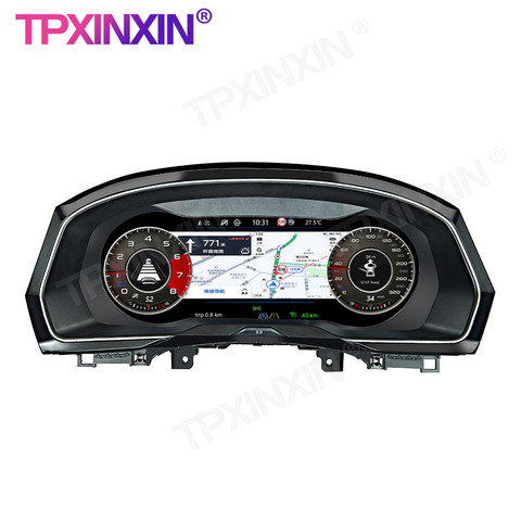 12.5''For VW B8 PASSAT CC golf 7 GTI Variant Car LCD Instrument Panel Replacement Dashboard Entertainment Intelligent Multimedia ► Photo 1/1