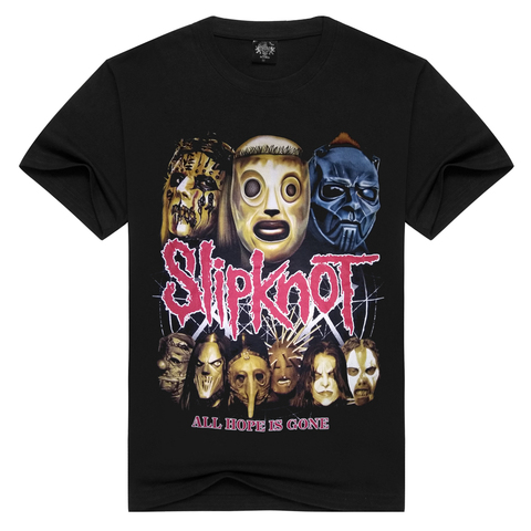 Men/Women Slipknot t shirt heavy metal tshirts Summer Tops Tees all hope is gone T-shirt Men Rock band t-shirts Plus Size - Price history & AliExpress Seller - Men's Fashionwear