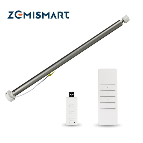 Zemismart Tuya WiFi Motor for 17mm 25mm Tube Built-in Battery Smart Life Alexa Google Home Control ► Photo 1/6