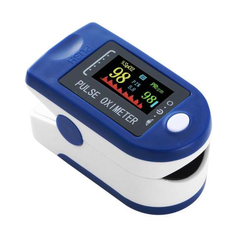 OLED Finger Clip Pulse Oximeter PR Fingertip Blood Oxygen Saturation Meter Low Voltage SPO2 Heart Rate Monitor With Box Lanyard ► Photo 1/6